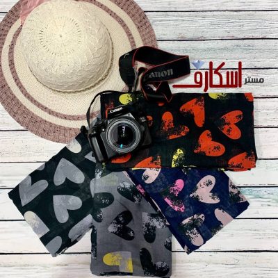 روسری سوپر نخ قلبی