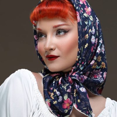 بیبی اسکارف گل گلی 3018