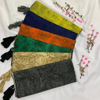 شال دو رنگ بوته جقه 2100