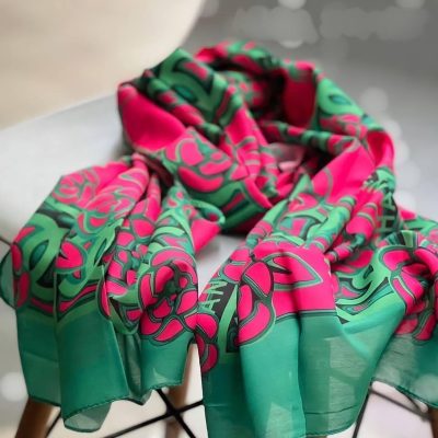 شال شنل سرخابی 2155