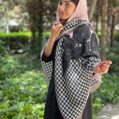 روسری پیچازی گل