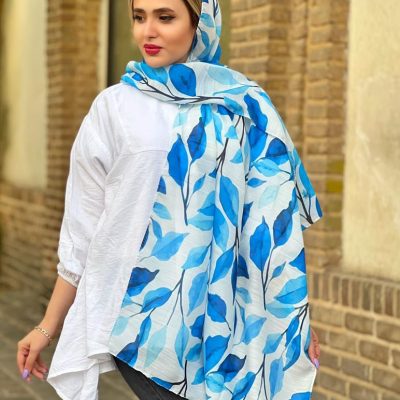 شال هاوایی آبی