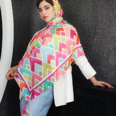 روسری آبرنگی