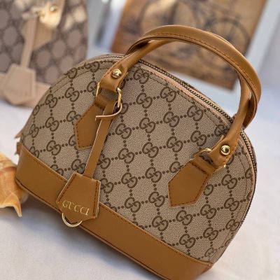 کیف دستی دوشی گوچی عسلی